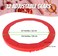 Quality Alliance 2 Pack Adjustable Silicone Pie Crust Shield Protects 8 to 114 Diameter Pies Red