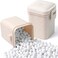 EIMMBD 22 LB Ceramic Pie Weights Baking Beans10mm pie weights for Baking Blind Natural Reusable Pie Crust Weights with Wheat Straw Container Beige