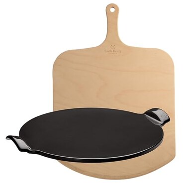 Emile Henry 2Piece Pizza Set Charcoal