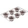 CHEFMADE Popover Cake Pan 6Cavity NonStick Yorkshire Muffin Cupcake Pan Bakeware for Oven Baking Champagne Gold