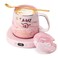 LOUTYTUO Coffee Mug Warmer Not A Day Mug Set Coffee Cup Warmer for Desk 4 Temperature Setting Smart Electric Beverage Warmer for Coffee Tea 8Hours Auto Shut Off