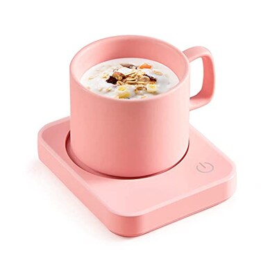 VOBAGA Coffee Mug Warmer for Desk with Auto Shut Off 3Temp Settings Coffee Cup Warmer Galentines Day Gift Home Office Accessory Perfect for Coffee Tea Milk No Mug