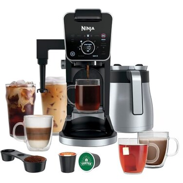 Ninja Refurbished CFP305 DualBrew Pro Specialty 12Cup Drip Coffee Maker Thermal Carafe Renewed