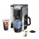 Hamilton Beach Flexbrew Advanced 5in1 Programmable 12 Cup Drip and Single Serve Hot Iced Coffee Maker with Movable 60 oz Reservoir Pod Packs and Grounds Fast Brewing Black
