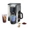 Hamilton Beach Flexbrew Advanced 5in1 Programmable 12 Cup Drip and Single Serve Hot Iced Coffee Maker with Movable 60 oz Reservoir Pod Packs and Grounds Fast Brewing Black