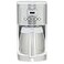 Cuisinart 12Cup Coffee Maker Programmable PerfecTemp Thermal Carafe Coffee Machine with 14 Cup Setting Brew Strength Control and Brew Pause Stainless Steel White