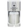 Cuisinart 12Cup Coffee Maker Programmable PerfecTemp Thermal Carafe Coffee Machine with 14 Cup Setting Brew Strength Control and Brew Pause Stainless Steel White