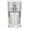 Cuisinart 12Cup Coffee Maker Programmable PerfecTemp Thermal Carafe Coffee Machine with 14 Cup Setting Brew Strength Control and Brew Pause Stainless Steel White