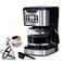 HousesAid Programmable Coffee Maker 12 Cup Brew Drip coffee machine Fully Automatic 14 Cup Setting Stainless SteelKeep Warm Function Household Home and OfficeBlack