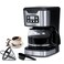 HousesAid Programmable Coffee Maker 12 Cup Brew Drip coffee machine Fully Automatic 14 Cup Setting Stainless SteelKeep Warm Function Household Home and OfficeBlack