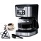 HousesAid Programmable Coffee Maker 12 Cup Brew Drip coffee machine Fully Automatic 14 Cup Setting Stainless SteelKeep Warm Function Household Home and OfficeBlack