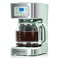 Taylor Swoden 12Cup Programmable Coffee Maker Regular Strong Brew Drip Coffee Machine for Home and Office Glass Carafe Pause Serve Auto Shut Off Green Stainless Steel