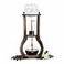 Nispira Iced Coffee Cold Brew Drip Tower Coffee Maker 68 Cup Manual Cold Brew Brewer with Adjustable Valve Wooden Frame Glassware Slow Cold Extraction System
