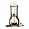 Nispira Iced Coffee Cold Brew Drip Tower Coffee Maker 68 Cup Manual Cold Brew Brewer with Adjustable Valve Wooden Frame Glassware Slow Cold Extraction System