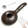 Bafelia Ceramic Coffee Roaster Machine for Home Use Handy Stovetop Coffee Bean Roaster with Extended Handle Manual Coffee Baking Tool