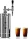 ROYAL BREW The Original Royal Brew Nitro Cold Brew Coffee Maker Gift for Coffee Lovers 128 oz Extra Large Home Keg Nitrogen Gas System Coffee Dispenser Kit