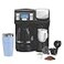 Hamilton Beach FlexBrew Trio 2Way Coffee Maker Compatible with KCup Pods or Grounds Combo Single Serve Full 12c Pot Black Fast Brewing 49902
