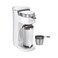 Hamilton Beach 47621 The Scoop Single Serve Coffee Maker Fast Grounds Brewer for 814oz Cups Brews in Minutes Next Gen White