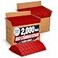 1InTheOffice Coffee Straws Drink Stirrers Red Stir Straws 2000 Pack