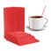 Prestee 2000 Count Red Coffee Stirrers 5 Inch Plastic Stir Sticks for Hot and Cold Beverages Disposable Coffee Straws for Drinks Tea and Cocktails Bulk Slim Stirrer for Coffee and Bars