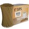 Rupert and Disposable Plastic Coffee Stirrer Straw 5 Inch Sip Stir Stick 1000 Gold