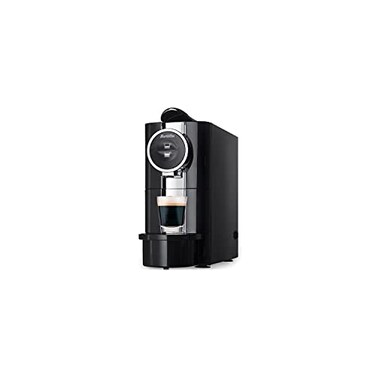 Koolatron Barsetto OneTouch Automatic Espresso Coffee Machine Black and Stainless Steel with Removeable Drip Tray and Used Pod Storage Compartment are Dishwasher Safe for Effortless Cleanup