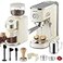 Gevi Espresso Machine 20 Bar with Grinder Professional Espresso Maker with 35 Precise Grind Settings Burr Coffee Grinders Combos SuperAutomatic Espresso Machines Ideal for Coffee Lover