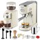 Gevi Espresso Machine 20 Bar with Grinder Professional Espresso Maker with 35 Precise Grind Settings Burr Coffee Grinders Combos SuperAutomatic Espresso Machines Ideal for Coffee Lover