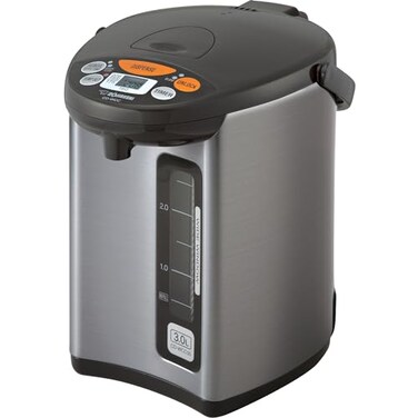 Zojirushi CDWCC30 Micom Water Boiler and Warmer 101 oz Silver Dark Brown
