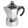 Imusa 6 Cup Stovetop Espresso Maker with Heart Shaped Knob Silver