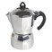 Imusa 6 Cup Stovetop Espresso Maker with Heart Shaped Knob Silver