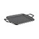 Lodge BOLD 12 Inch Seasoned Cast Iron Square Griddle with Loop Handles DesignForward Cookware