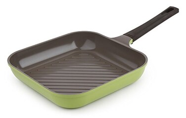Neoflam 11 Ceramic Nonstick Square Grill Pan Avocado Green
