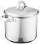 Oster Sangerfield 5Quart Stainless Steel Pasta Pot with Steamer and Strainer Lid Durable Kitchen Cookware for Boiling and Steaming