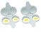 Nordic Ware 64702 Microwave 2 Cavity Egg Poacher 2 Pack