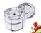 ecozoi Ecozoi Premium Stackable Steamer Insert Pans Pot in Pot Compatible with Smaller Instant Pot 3 5 6 8 Quart Instant Pot Accessories 2 Tier