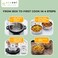 ecozoi Ecozoi Premium Stackable Steamer Insert Pans Pot in Pot Compatible with Smaller Instant Pot 3 5 6 8 Quart Instant Pot Accessories 2 Tier