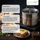 ecozoi Ecozoi Premium Stackable Steamer Insert Pans Pot in Pot Compatible with Smaller Instant Pot 3 5 6 8 Quart Instant Pot Accessories 2 Tier
