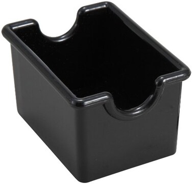 Winco Sugar Packet Holder Plastic Black