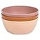 Tiny Twinkle Tableware 3 Pack Dish Set BPAFree Cups Plates and Bowls Sets For Kids and Toddlers Polypropylene Plastic Dinnerware Set Sand Cinnamon Taupe Round Bowl