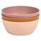 Tiny Twinkle Tableware 3 Pack Dish Set BPAFree Cups Plates and Bowls Sets For Kids and Toddlers Polypropylene Plastic Dinnerware Set Sand Cinnamon Taupe Round Bowl