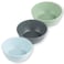 Tiny Twinkle Tableware 3 Pack Dish Set BPAFree Cups Plates and Bowls Sets For Kids and Toddlers Polypropylene Plastic Dinnerware Set Sage Charcoal IceBlue Round Bowl