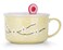 VanEnjoy 30oz Ceramic Bowl Set with Lid HandleCherry Blossoms Among Snow Flake PatternMicrowave for Instant Noodle Sara Cereal Bowl Yellow