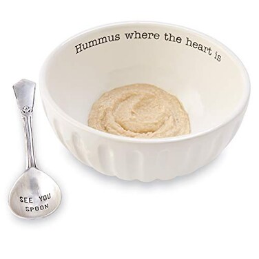 Mud Pie MUD PIE HUMMUS BOWL WITH SPOON