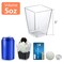 SHOPDAY 5 OzPlasticDessertCups 30 Pack SquareClearCupwithSpoons Small ParfaitCup Mini Plastic Appetizer Shooter Cups for Party Yogurt Mousse