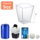 SHOPDAY 5 OzPlasticDessertCups 30 Pack SquareClearCupwithSpoons Small ParfaitCup Mini Plastic Appetizer Shooter Cups for Party Yogurt Mousse