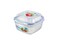 LocknLock Lock Lock Easy Essentials Food Storage Salad Bowl Container with Tray 54Ounce Clear