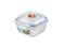 LocknLock Lock Lock Easy Essentials Food Storage Salad Bowl Container with Tray 54Ounce Clear