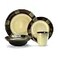 Pfaltzgraff Taos 16Piece Stoneware Dinnerware Set Service for 4BeigeOlive