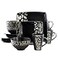Elama s Savannah 16 Piece Stoneware Dinnerware Set